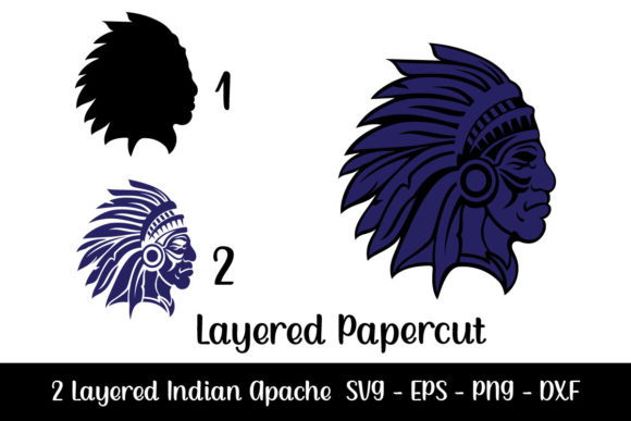 3D Layered American Indian SVG: A Creative and Cultural Resource