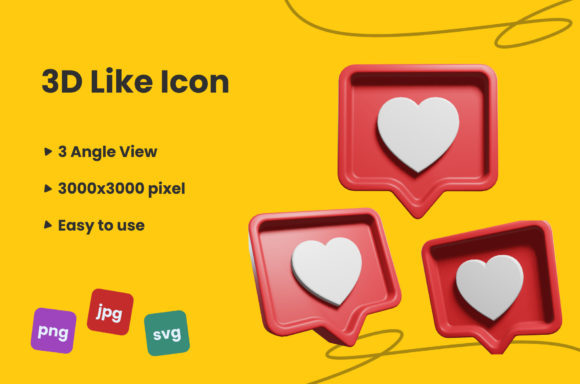 3D Like Icon: A New Dimension in Digital Engagement