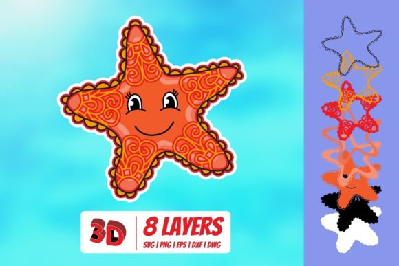 3D Starfish SVG: Sculpting Digital Depth from a Timeless Ocean Icon