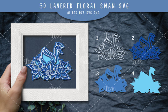 3D Swan Svg File: Creative Design Made Simple