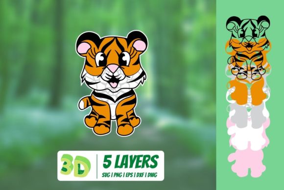 3D Tiger SVG: A Creative Powerhouse