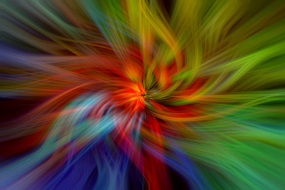 Beautiful Abstract Intertwined 3d Fibers in Modern Design and Technology