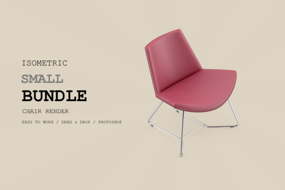 Exploring the Versatility of Isometric Chair 3D Render Pack 39