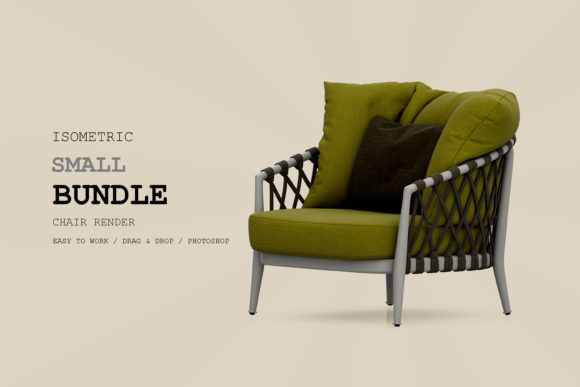 Isometric Armchair 3D Rendering Pack 181: A Game-Changer for Design and Visualization