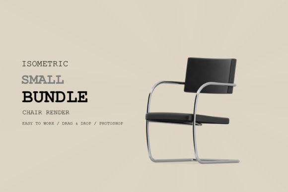 Isometric Chair 3D Render Pack 185: A Versatile Tool for Creative and Professional Use