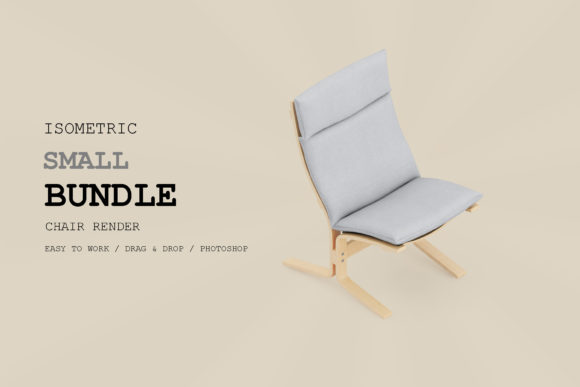 Isometric Chair 3D Render Pack 190: A Versatile Tool for Creative and Professional Use