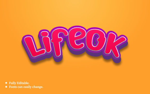 Life Ok 3D Text Effect Template: A Strategic Tool for Visual Communication