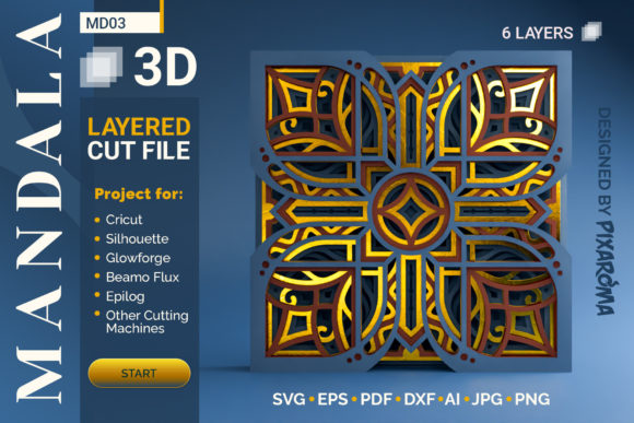 Mandala MD03 3D Layered SVG Cut File: A Practical Evaluation for Creators and Professionals
