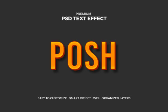 Posh 3D Style Text Effect: An Evaluation for Designers and Content Creators