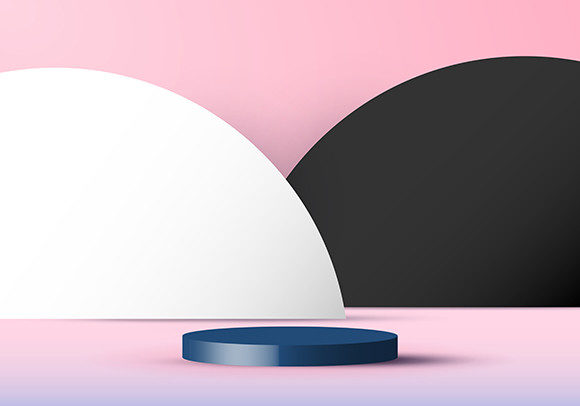 The 3D White Cylinder Podium Circle Backdrop: A Modern Solution for Visual Storytelling and Branding