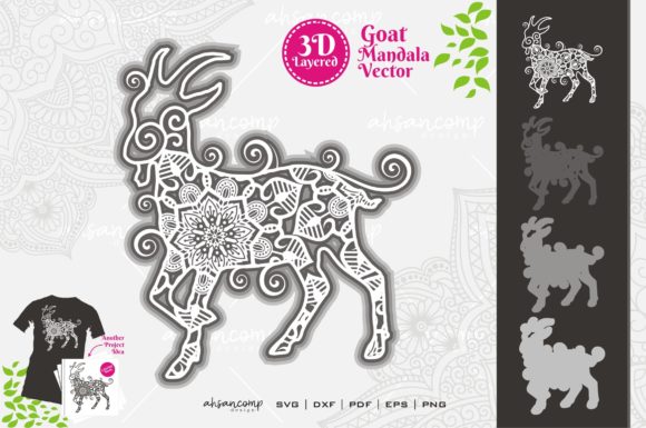 Understanding Goat Mandala Vector SVG 3D Layered 5: A Practical Guide for Creators and Designers